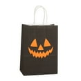 thumbnail image 2 of Halloween Paper Bag*1,Halloween Funny Candy Bag Black A,Halloween Bags Halloween Paper Bags With Handles Candy Bags Goodie Bags For Holiday Snacks (Style), 2 of 7