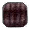 thumbnail image 2 of Funda de asiento de masaje de verano con almohadilla refrescante de 42 cm x 42 cm, transpirable, con cuentas de madera. Rojo, 2 of 8