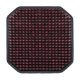 thumbnail image 2 of Funda de asiento de verano con masaje y cojín refrescante, asiento robusto de cuentas de madera cuadradas. Rojo, 2 of 8