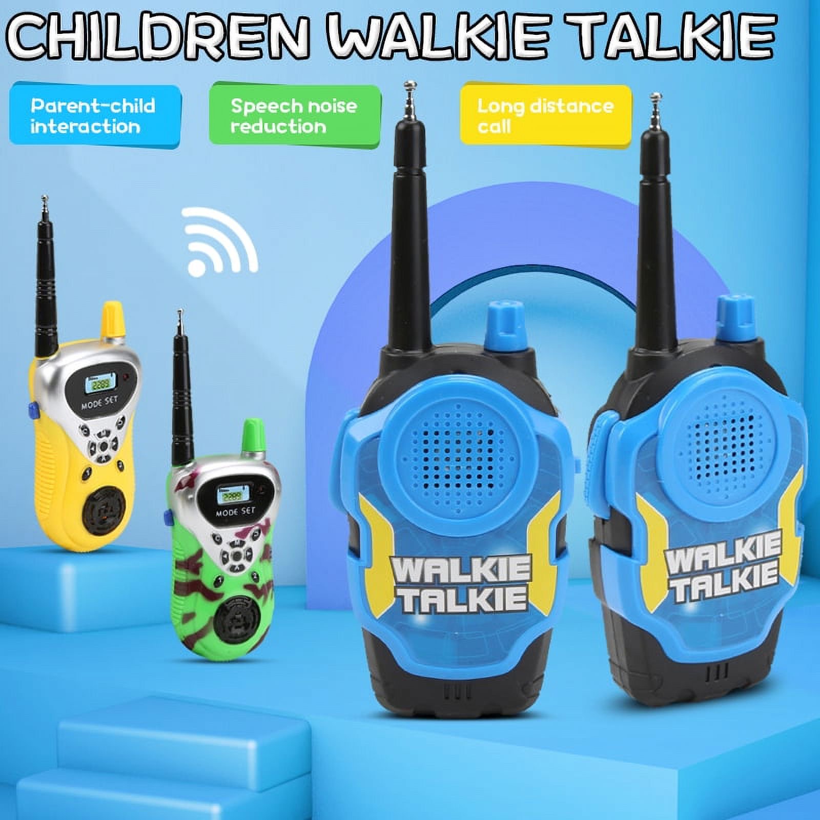 Amerteer Kids Walkie Talkies, 3-14 Year Old Girl and Boy Gifts Toys ,2 Pack Children's Walkie Talkie Set Outdoor Adventures Hiking Camping Gear Games for Girls and Boys