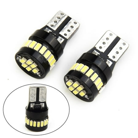 

1 Pair T10 501 194 W5W SMD 24 LED Car CANBUS Error Free Wedge Light Bulbs White