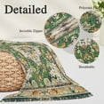 thumbnail image 3 of Green Boho Pillow Covers 12"x20", Farmhouse Tribal Vintage Tribal Texture Soft Brushed Microfiber Breathable Throw Pillow Covers, Decorative Pillowcase with Zipper for Couch Sofa Bedroom Living Room, 3 of 9