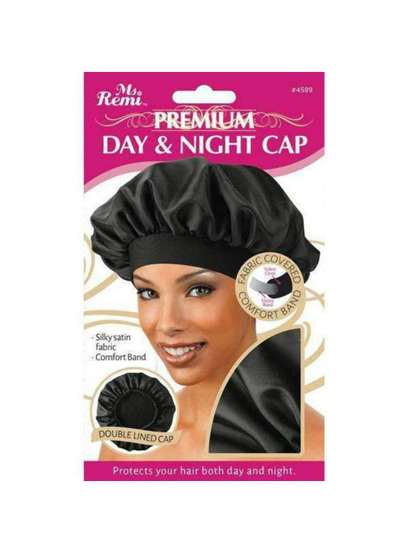 ANNIE - Ms. Remi Premium Day  Night Cap BLACK #4589