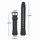thumbnail image 2 of 18MM Watchband For Casio W-800H F-91 W-218H Watch Band Replacement Black Strap_c*, 2 of 5