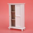 thumbnail image 4 of Gabinete de casa de muñecas, 1: 12 muebles de dormitorio de armario de puerta doble de madera blanca en miniatura, accesorios de decoración de casa de muñecas TUNC Sencillez, 4 of 5
