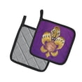 thumbnail image 2 of Tiger Fleur de lis Basketball Pair of Pot Holders, 2 of 2