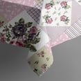 thumbnail image 5 of Pioneer Flower Floral Print Pattern Square Tablecloth,Waterproof Square Table Cover,Wipeable Spillproof Washable Table Cover for Home Kitchen Party Decor 42"X42"(107x107cm), 5 of 6