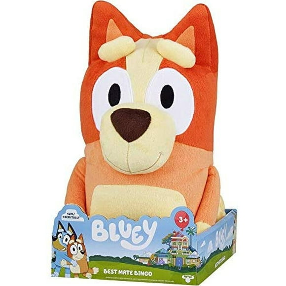 (Bingo Jumbo Peluche) - Bluey - Meilleur Partenaire de Bingo - 46cm Grand Jouet en Peluche - Véritable Licence