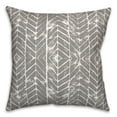 thumbnail image 2 of Creative Products Textured Chevron Gray 20 x 20 Indoor / Outdoor Pillow, 2 of 3