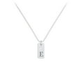 thumbnail image 1 of Collier Étiquette Initiale avec Pierre de Naissance, 1 of 6