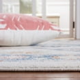 thumbnail image 3 of SAFAVIEH Blair Lailee Traditional Machine Washable Runner, 2'2" x 8', Beige/Blue, 3 of 7