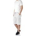 thumbnail image 2 of Ma Croix Men's Premium Cargo Shorts with Belt, 2 of 7