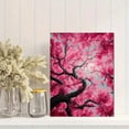 thumbnail image 2 of QISVANSET Pink Cherry Blossom Tree Canvas Wall Art 15.75x11.81 Inches, 2 of 5