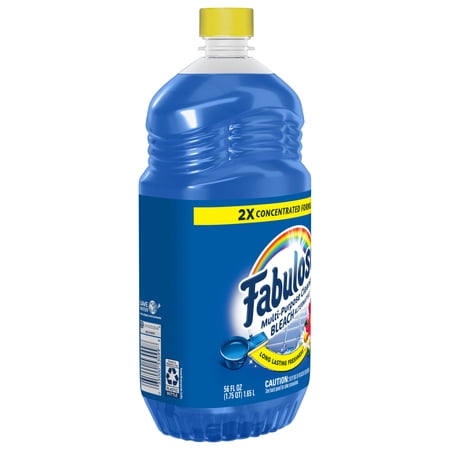 FABULOSO 2X MULTI-PURPOSE CLEANER BLEACH ALTERNATIVE, SPRING FRESH SCENT, 56 FL OZ