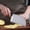 A002White, variant on Stainless Steel Wavy Chopper Knife, Black Potato Crinkle Cutter, 1 Pack Serrated Blade Kitchen Knife for Waffle Fries Vegetable Cutting BBQ Home Cooking