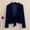 #0015-Navy, variant on Pounoo Cardigan for Women Lightweight Open Front Solid Color Cardigan Casual Long Sleeve Bolero Shrug Cardigans Fall Outfits Fashion Clothes Gift