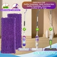thumbnail image 2 of Reusable Microfiber Mop Pads for SwifferPowerMop 3 Pack, Power Mop Pads Refills for 13 ''-15 '' Spray Mop, Machine Washable Pad Replacement for Multi-Surface Floor Cleaning, 2 of 6