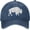 Navy Blue, variant on Distressed Buffalo Retro Bison Animal Lover Gift Cowboy Hat Baseball Cap Adjustable Snapback Dad Hat Summer Hat