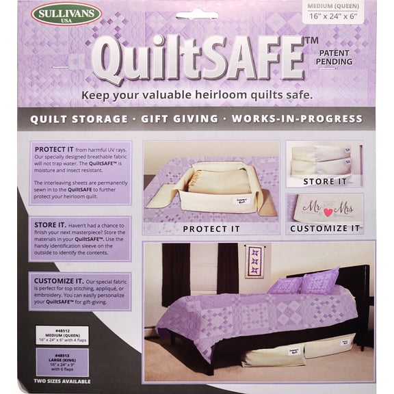 Sullivan's Quiltsafe Storage Bag-Medium 16"X24"X6"