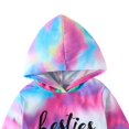 thumbnail image 3 of GYRATEDREAM Girls 2 Piece Outfits Winter Clothes Set Long Sleeve Tie-dye Hoodie Sweatshirt Pants Outfit Sets for Newborn Infant Toddler, 3 of 7