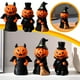 thumbnail image 2 of Adorno De Calabaza De Halloween Adorno De Calabaza De Resina Figurita De Hombre Calabaza De Halloween Escultura De Calabaza Con Sombrero De Copa De Bruja De Resina, 2 of 8