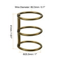 thumbnail image 2 of Unique Bargains 1' Dia. 3 Circle Detachable Metal Binder Rings Loose Leaf Rings, Bronze 6 Pack, 2 of 6