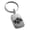 Silver, variant on Stainless Steel Aztec Peace Rune Engraved Small Rectangle Dog Tag Charm Keychain Keyring
