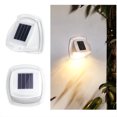 thumbnail image 1 of Paquete de 2 luces solares impermeables para exteriores yeacher 8 LED, 1 of 7