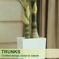thumbnail image 5 of VIVATREES 7FT Golden Cane Palm Tree Artificial Indoor Plant with White Planter, Faux Palm Tree with Natural Wood Trunk and Lifelike Tropical Leaves, Maintenance-Free Decorative Plant for Home Office, 5 of 9