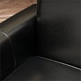 thumbnail image 6 of Noble House Freemont Bonded Faux Leather Club Chair in Black, 6 of 10