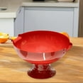 thumbnail image 6 of Pedestal Fruit Bowl Footed Fruit Bowl Decorative Kitchen Fruit Tray PET Construction Ideal for Party Serving, 6 of 8