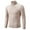 Beige, variant on Lovzfmll Mens Sweater Casul Plus Size Fittness Long Sleeve Knitwear Turtleneck Vintage High Neck Solid Color Elastic Pullover Fleecing Trend Sweater Coat