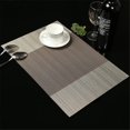 thumbnail image 3 of Set de Table, Set de Table Set de 4 Sets de Table Résistants à la Chaleur Lavables en Pvc Antidérapants pour la Maison, le Restaurant, la Table à Manger Café 45x30cm, 3 of 8