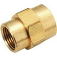 thumbnail image 2 of Anderson Metals Corp. Brass Reducing Coupling, Thread Brass Coupling - 0.25" x 0.13", 2 of 3