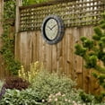thumbnail image 6 of Infinity Instruments Inca II Indoor/Outdoor Circle Natural Multicolor Analog Display 18-inch Wall Clock, 6 of 7