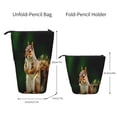 thumbnail image 2 of Picia Squirrels Eating Peanuts On The Tree Print Telescopic Pencil Case, Telescopic Pen Holder Telescopic Pencil Pouch Bag Stationery Pencil Case Box Storage Organizer Makeup Bag, 2 of 6