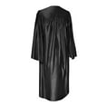 thumbnail image 2 of Endea Graduation Shiny Black Graduation Gown, 2 of 8