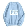 thumbnail image 1 of POINTERTECK Sweat-Shirt Femme Sweat-Shirt Col Rond Pull-Over Lettre à Capuche Imprimé, 1 of 3