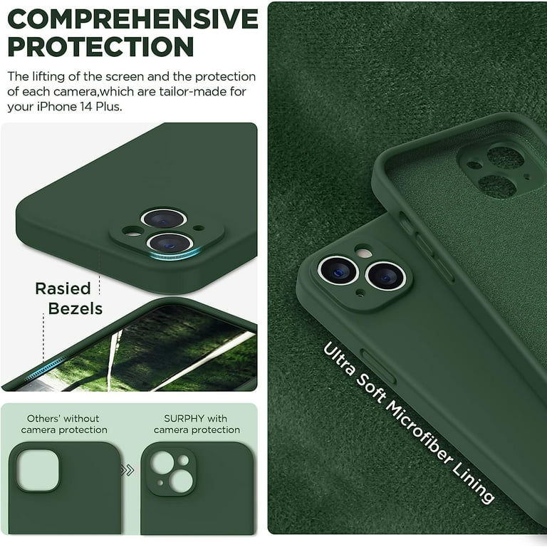 Designed for iPhone 14 Plus Case with Screen Protector and Camera