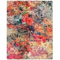 thumbnail image 2 of SAFAVIEH Monaco Aline Abstract Colorful Area Rug, Blue/Orange, 9' x 12', 2 of 7