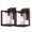 Oil Rubbed Bronze, variant on JONATHAN Y Vaughn 7.25" 1-Light Iron/Glass Modern Rustic Cube LED Outdoor Sconce, Oil Rubbed Bronze (Set of 2)
