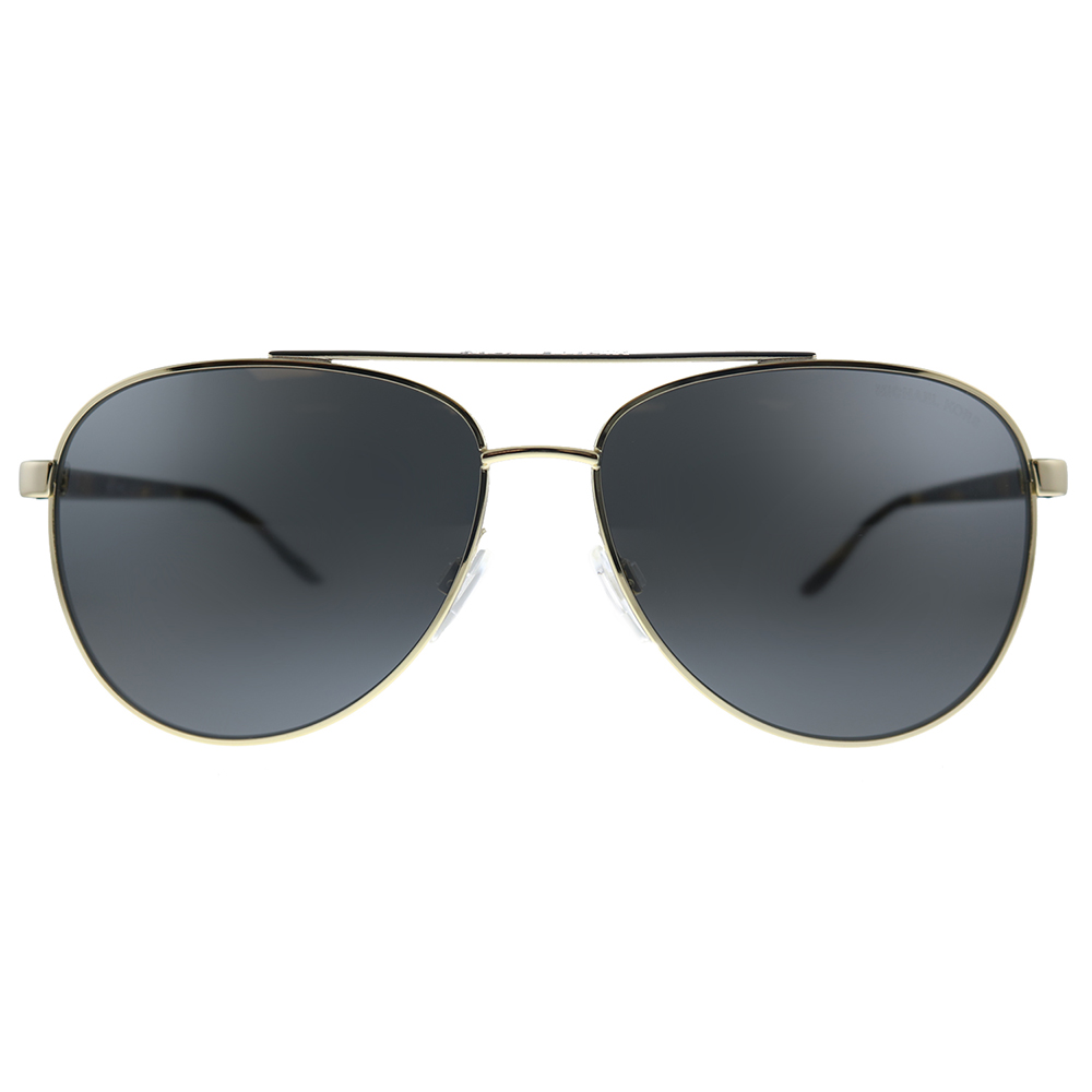 Michael Kors Hvar MK 5007 Metal Womens Aviator Sunglasses Light Gold 59mm Adult - image 2 of 3