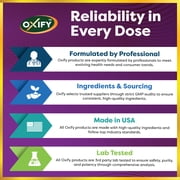 Oxify 5-HTP 5-HYDROXYTRYPTOPHAN 100 MG | 120 Capsules | Gluten-Free, Non-GMO | Supplement Made in USA