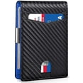 thumbnail image 1 of Wallet for Men Slim, Genuine Leather Mens Wallet RFID Blocking Credit Card Holder, 1 of 5