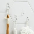thumbnail image 4 of 2 Pieces ABS Animal Shape Hook Punch-free Decorative Self-adhesive Replacement Simple Style Bathroom Key Hanger Transparent, 4 of 9