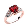 thumbnail image 2 of YYKihy Women Ring Colorful Zircon Wedding Jewelry Rings Size Alloy 6-10 Gift Finger, 2 of 4