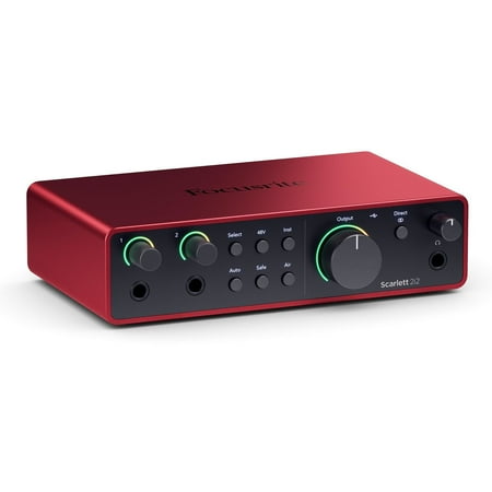 Focusrite Scarlett 2i2 Studio (4th Gen) USB-C Recording Package Bundle with Pop Filter