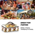 thumbnail image 7 of Iauyy Casserole Carrier for Hot Food Insulated Casserole Travel Carry Bag with Lid Food Warmer Bag for Party/Picnic,Baby Sausage Dog, 7 of 7