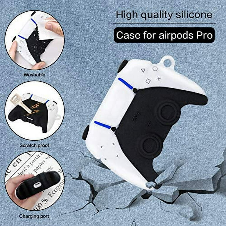 2Pack] Game Controller Airpods Pro Case, 3D Cute Fashion Cool
