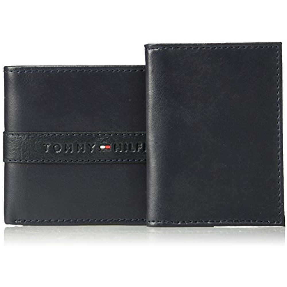 Tommy Hilfiger Men's RFID Blocking Leather Passcase Wallet Navy - image 5 of 7